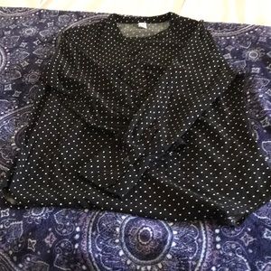 Old Navy button down pokadot shirt